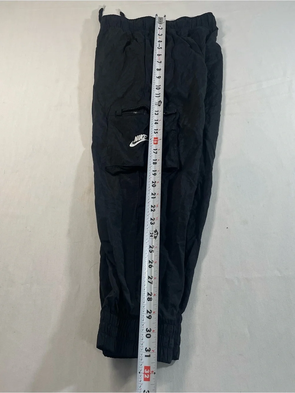 Nike Black Kids Cargo Joggers with Elastic Cuffs